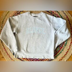 BRUNETTE THE LABEL “Blonde” sweatshirt